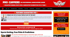Desktop Screenshot of procappers.com